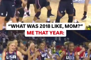 梦之队！18年美国U17女篮世界杯夺冠之舞，多位WNBA球星幼年形态~